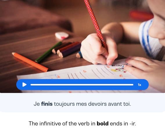 french verb conjugation busuu