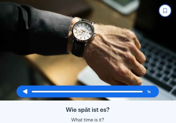 german telling time busuu