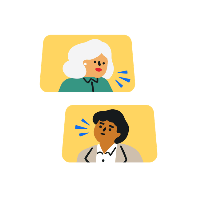 Support and feedback from a community of learners
