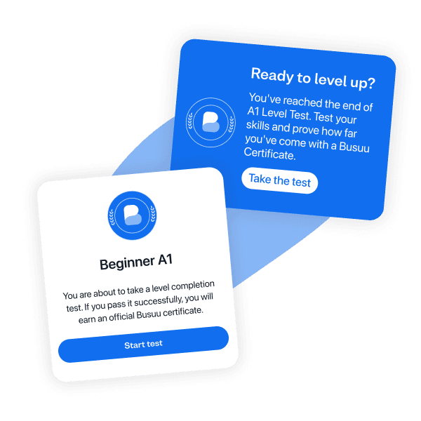 certification busuu