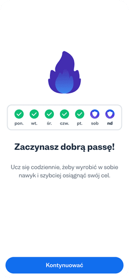 Rób regularne postępy