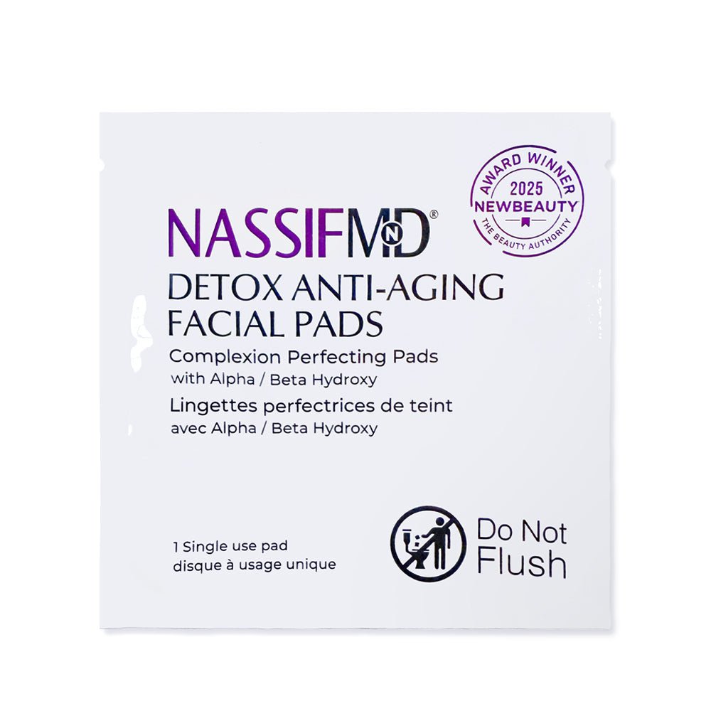 Detox Facial Pads - On the Go, Individually Wrapped Anti-Aging Pads